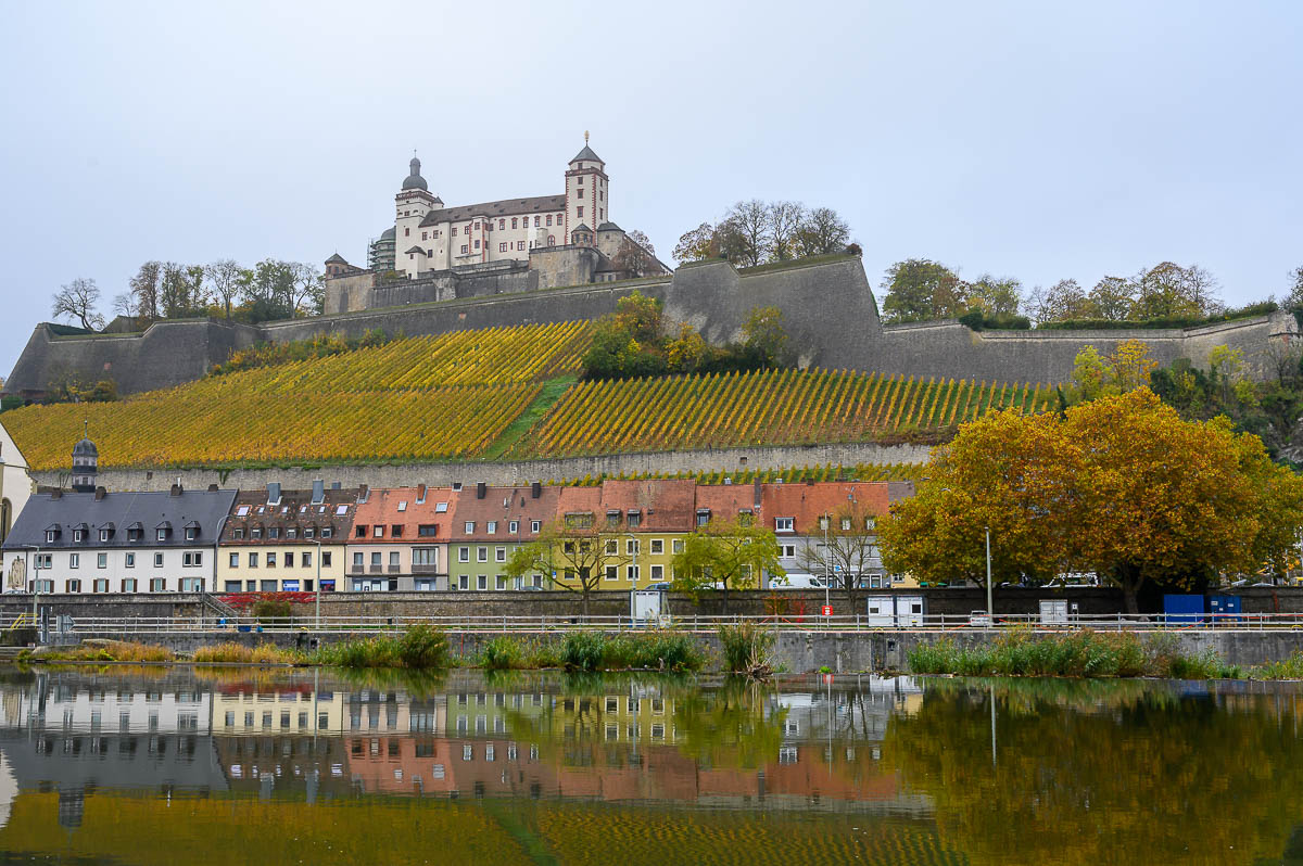 Würzburg mit der Festung Marienberg