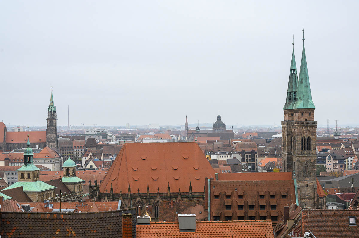 Blick auf Nürnberg von der Kaiserburg